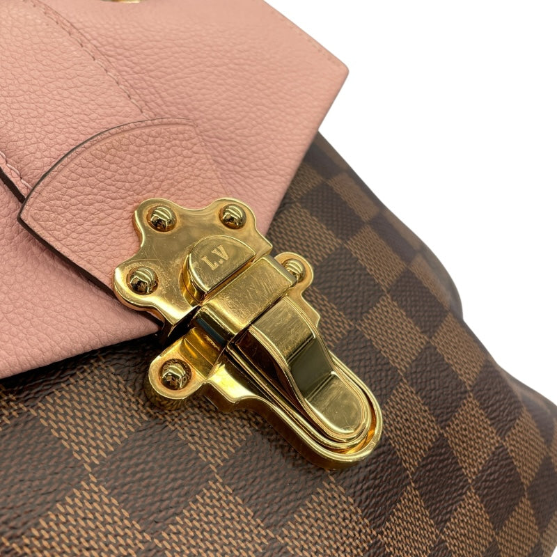 ルイ・ヴィトン LOUIS VUITTON クラプトン N42262 ブラウン ダミエ・エベヌ レディース リュック・デイパック