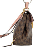 ルイ・ヴィトン LOUIS VUITTON クラプトン N42262 ブラウン ダミエ・エベヌ レディース リュック・デイパック