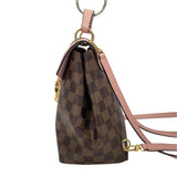 ルイ・ヴィトン LOUIS VUITTON クラプトン N42262 ブラウン ダミエ・エベヌ レディース リュック・デイパック