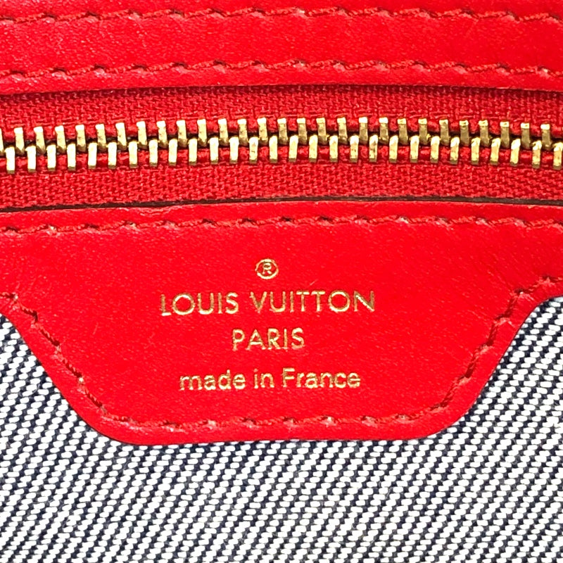 ルイ・ヴィトン LOUIS VUITTON オンザゴーGM M44992 デニムパッチワーク モノグラム レディース トートバッグ