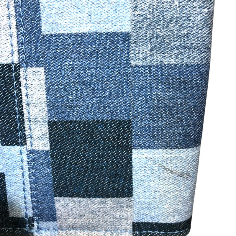 ルイ・ヴィトン LOUIS VUITTON オンザゴーGM M44992 デニムパッチワーク モノグラム レディース トートバッグ