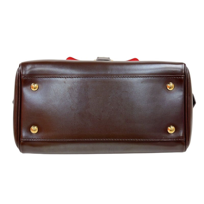ルイ・ヴィトン LOUIS VUITTON ナイツブリッジ N51201 ブラウン ゴールド金具 ダミエ・エベヌ レディース ハンドバッグ