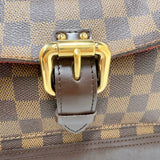 ルイ・ヴィトン LOUIS VUITTON ナイツブリッジ N51201 ブラウン ゴールド金具 ダミエ・エベヌ レディース ハンドバッグ