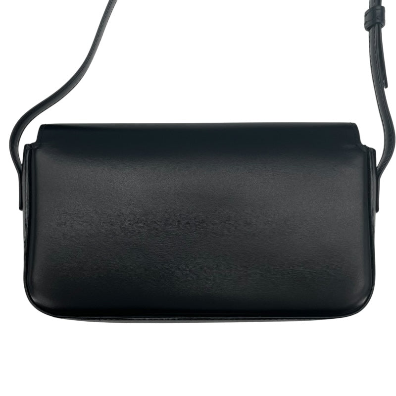 セリーヌ CELINE ショルダーバッグ クロード 194143 ブラック GD金具 シャイニーカーフ レディース ショルダーバッグ