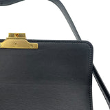 セリーヌ CELINE ショルダーバッグ クロード 194143 ブラック GD金具 シャイニーカーフ レディース ショルダーバッグ