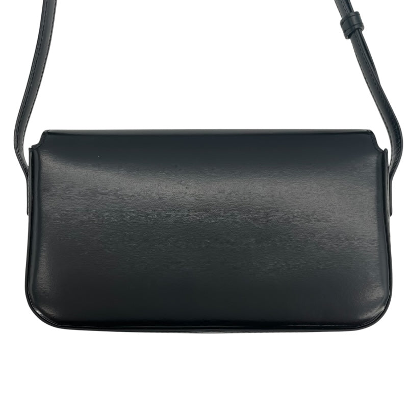 セリーヌ CELINE ショルダーバッグ クロード 194143 ブラック GD金具 シャイニーカーフ レディース ショルダーバッグ