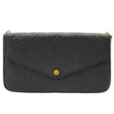 ルイ・ヴィトン LOUIS VUITTON ポシェット・フェリシー M64064 ブラック モノグラム・アンプラント レディース ショルダーバッグ