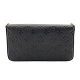 ルイ・ヴィトン LOUIS VUITTON ポシェット・フェリシー M64064 ブラック モノグラム・アンプラント レディース ショルダーバッグ