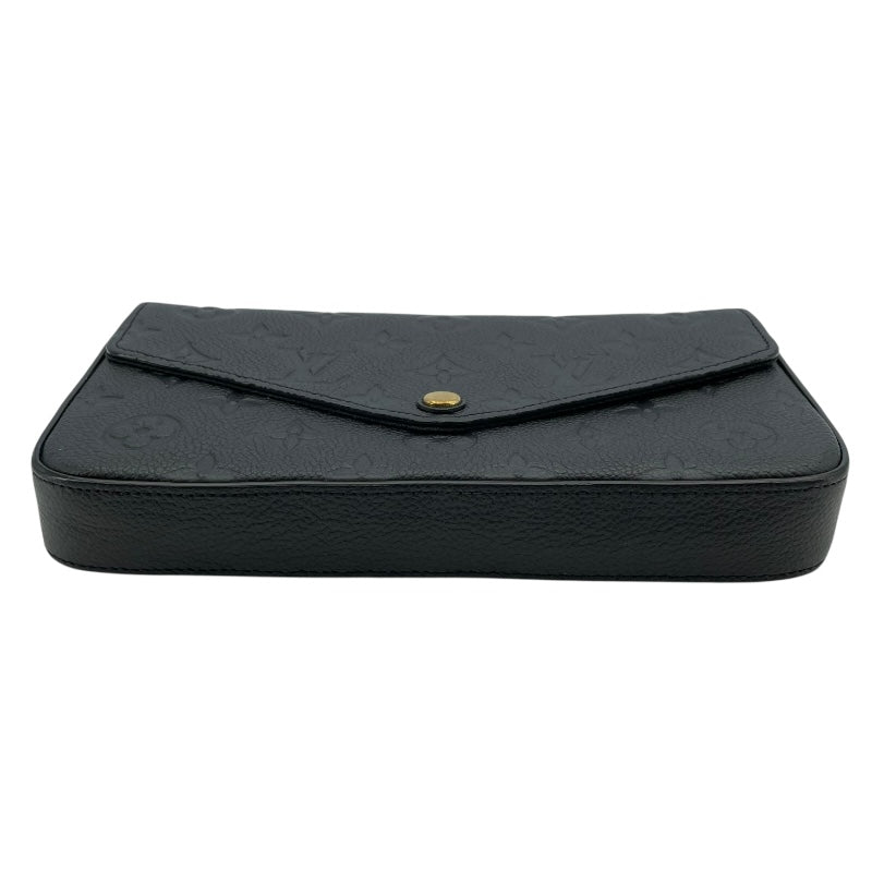 ルイ・ヴィトン LOUIS VUITTON ポシェット・フェリシー M64064 ブラック モノグラム・アンプラント レディース ショルダーバッグ