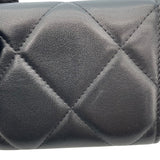 シャネル CHANEL CHANEL19 チェーンコインパス AP1787 31番台 ブラック GD SV金具 ラムスキン レディース コインケース