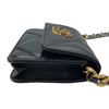シャネル CHANEL CHANEL19 チェーンウエストバッグ ブラック　GDxSV金具 ラムスキン レディース ショルダーバッグ