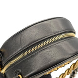 シャネル CHANEL CHANEL19 ラウンドチェーンショルダー AP0945 30番台 ブラック SVxGD金具 ラム レディース ショルダーバッグ