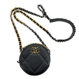 シャネル CHANEL CHANEL19 チェーンクラッチ AP0945 29番台 ブラック GDxSV金具 ラムスキン レディース ショルダーバッグ
