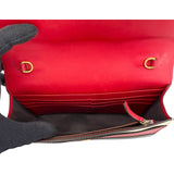 グッチ GUCCI クイーンマーガレットチェーンウォレット 476079 レッド/ネイビー/ホワイト レザー レディース ウォレットチェーン