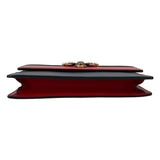 グッチ GUCCI クイーンマーガレット チェーンウォレット 476079 レッド ネイビー ホワイト GD金具 レザー レディース ショルダーバッグ