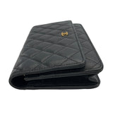 シャネル CHANEL マトラッセチェーンウォレット AP0250 ブラック GD金具 キャビアスキン レディース ウォレットチェーン