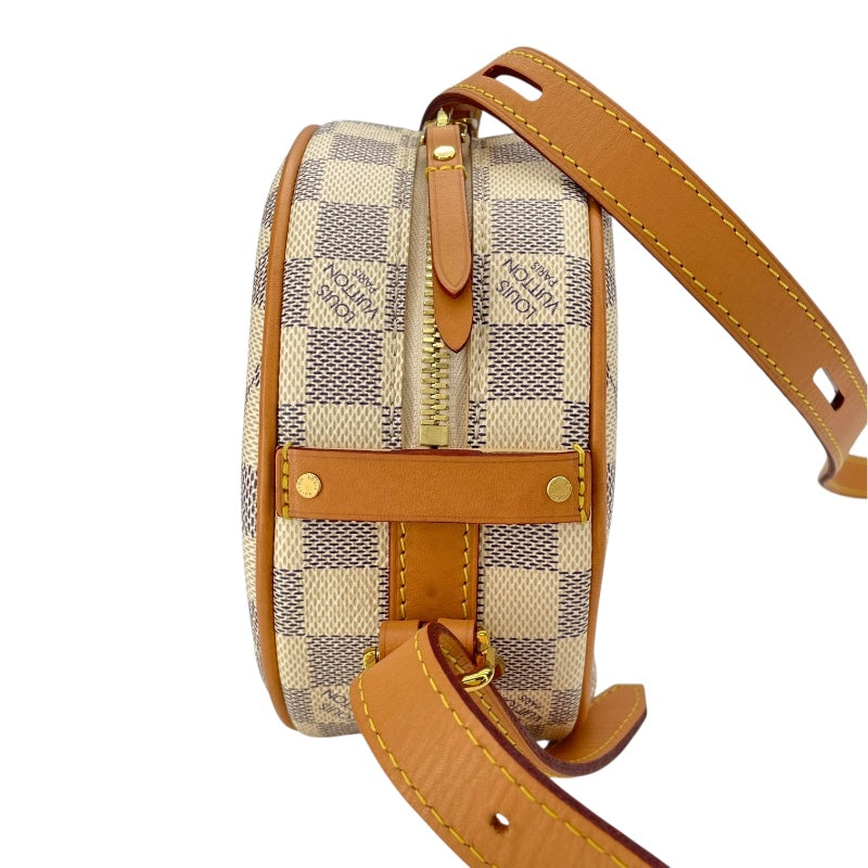 ルイ・ヴィトン LOUIS VUITTON ポワット・シャポー・スープル N40333 ホワイト ダミエ・アズール レディース ショルダーバッグ