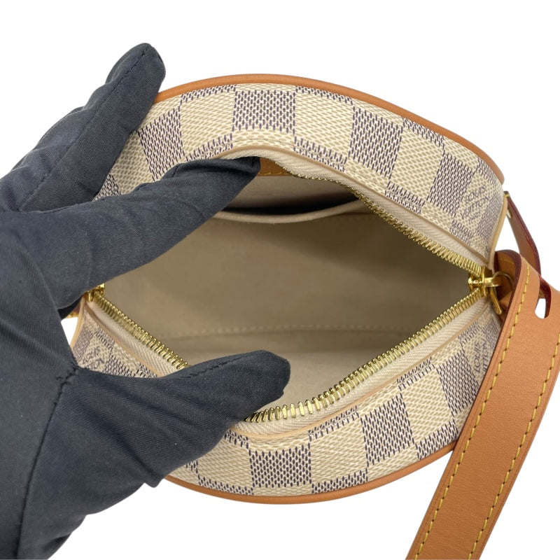 ルイ・ヴィトン LOUIS VUITTON ポワット・シャポー・スープル N40333 ホワイト ダミエ・アズール レディース ショルダーバッグ