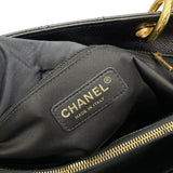 シャネル CHANEL GSTトートバッグ A50995 19番台 ブラック GD金具 キャビアスキン レディース トートバッグ