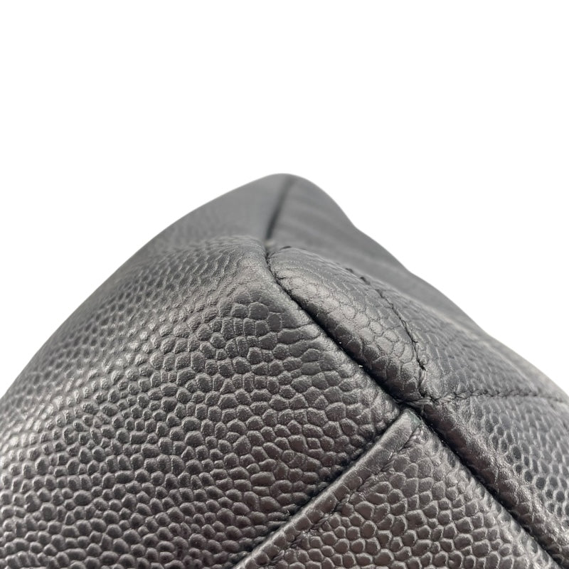 シャネル CHANEL GSTトートバッグ A50995 19番台 ブラック GD金具 キャビアスキン レディース トートバッグ