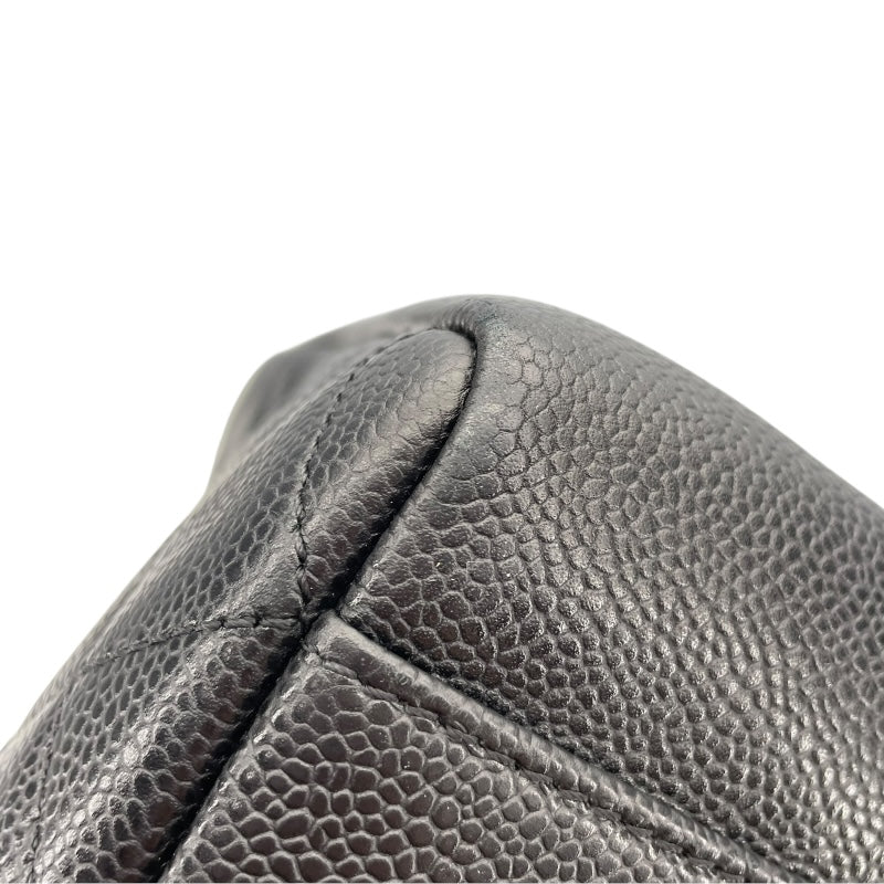 シャネル CHANEL GSTトートバッグ A50995 19番台 ブラック GD金具 キャビアスキン レディース トートバッグ