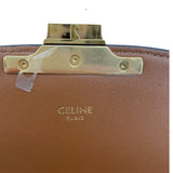 セリーヌ CELINE ティーントリオンフバッグ 188882 タン キャンバス・カーフ レディース ショルダーバッグ