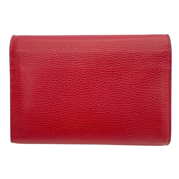 グッチ GUCCI ディオニュソス チェーンウォレット 401231 レッド レザー レディース ウォレットチェーン