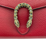 グッチ GUCCI ディオニュソス チェーンウォレット 401231 レッド レザー レディース ウォレットチェーン