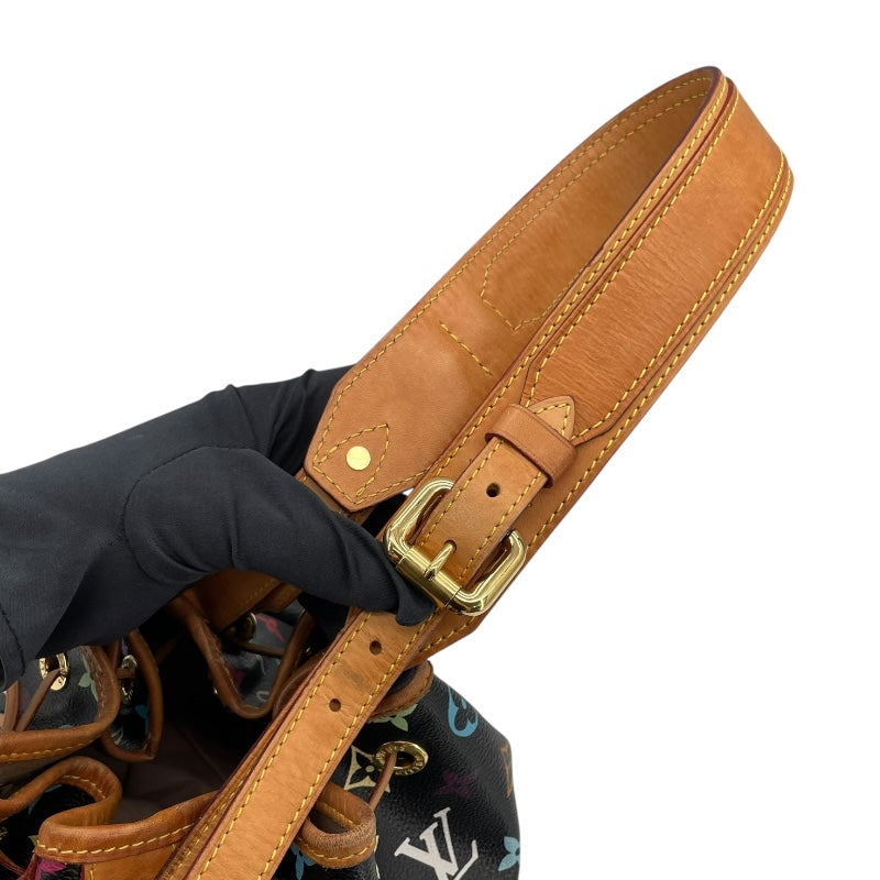 ルイ・ヴィトン LOUIS VUITTON プチ・ノエ M42230 ノワール モノグラム・マルチカラー レディース ショルダーバッグ