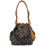ルイ・ヴィトン LOUIS VUITTON プチ・ノエ M42230 ノワール モノグラム・マルチカラー レディース ショルダーバッグ