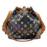 ルイ・ヴィトン LOUIS VUITTON プチ・ノエ M42230 ノワール モノグラム・マルチカラー レディース ショルダーバッグ