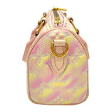ルイ・ヴィトン LOUIS VUITTON ナノ・スピーディー M81508 ピンク モノグラム・アンプラント サマー レディース ショルダーバッグ