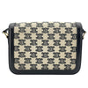 セリーヌ CELINE ティーントリオンフ バッグ 188882DBA.38NO アイボリーxブラック GD金具 キャンバス/レザー レディース ショルダーバッグ