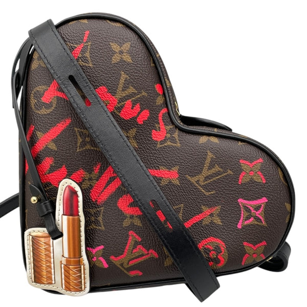 ルイ・ヴィトン LOUIS VUITTON サッククール フォーリンラヴ バレンタイン限定 M45890 ブラウン モノグラム レディース ショルダーバッグ