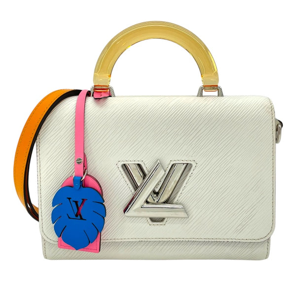 ルイ・ヴィトン LOUIS VUITTON ツイストMM M56132 ホワイト エピ レディース ハンドバッグ