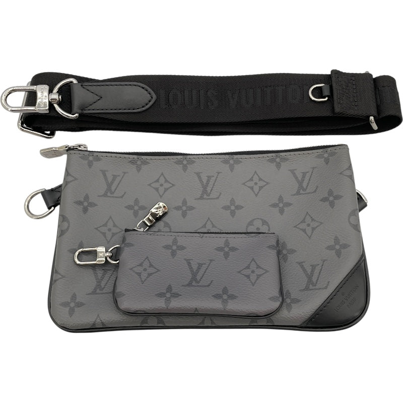 ルイ・ヴィトン LOUIS VUITTON トリオ･メッセンジャー M69443 ブラック モノグラム・エクリプス メンズ ショルダーバッグ