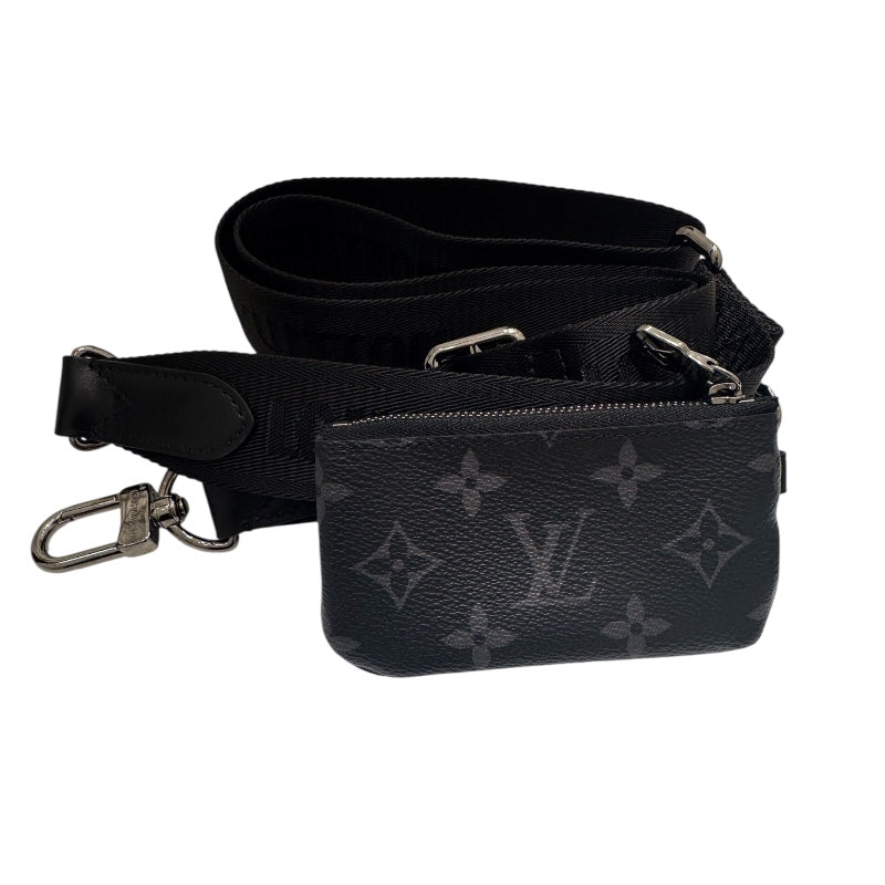 ルイ・ヴィトン LOUIS VUITTON トリオ・メッセンジャー モノグラム・エクリプス PVC メンズ ショルダーバッグ