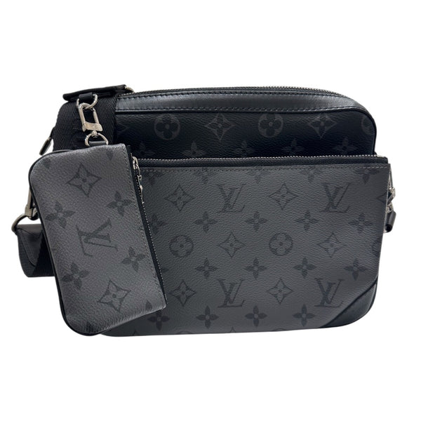 ルイ・ヴィトン LOUIS VUITTON トリオ・メッセンジャー モノグラム・エクリプス PVC メンズ ショルダーバッグ