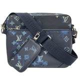 ルイ・ヴィトン LOUIS VUITTON トリオ・メッセンジャー M57840 ブルー モノグラム・ウォーターカラー メンズ メッセンジャーバッグ