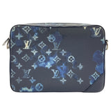 ルイ・ヴィトン LOUIS VUITTON トリオ・メッセンジャー M57840 ブルー モノグラム・ウォーターカラー メンズ メッセンジャーバッグ