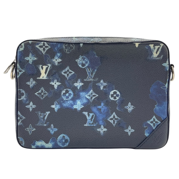 ルイ・ヴィトン LOUIS VUITTON トリオ・メッセンジャー M57840 ブルー モノグラム・ウォーターカラー メンズ メッセンジャーバッグ