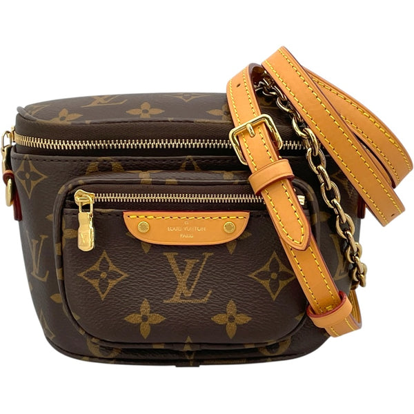 ルイ・ヴィトン LOUIS VUITTON ミニ・バムバッグ M82335 ブラウン モノグラム レディース ショルダーバッグ