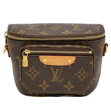 ルイ・ヴィトン LOUIS VUITTON ミニ・バムバッグ M82335 ブラウン モノグラムキャンバス レディース ショルダーバッグ