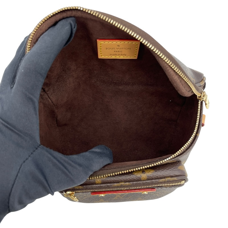 ルイ・ヴィトン LOUIS VUITTON ミニ・バムバッグ M82335 ブラウン モノグラムキャンバス レディース ショルダーバッグ