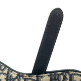 クリスチャン・ディオール Christian Dior サドルバッグミニ M0447CTZQ ネイビー アイボリー GD金具 オブリークジャガード レディース ショルダーバッグ