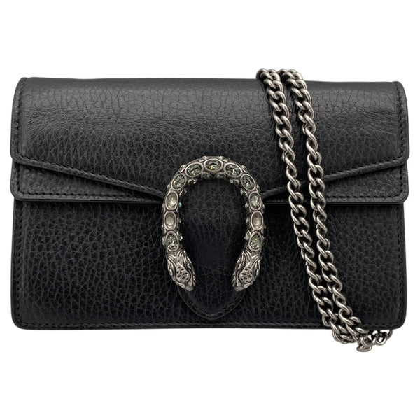 グッチ GUCCI ディオニソス ミニバッグ 476432 ブラック SV金具 レザー レディース ショルダーバッグ
