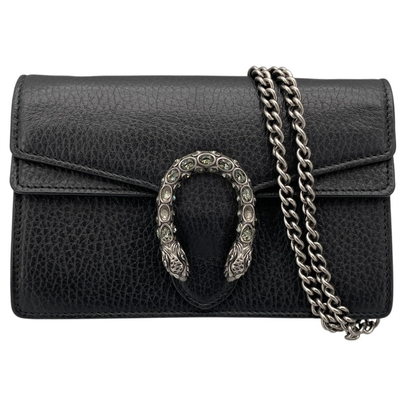グッチ GUCCI ディオニソス ミニバッグ 476432 ブラック SV金具 レザー レディース ショルダーバッグ