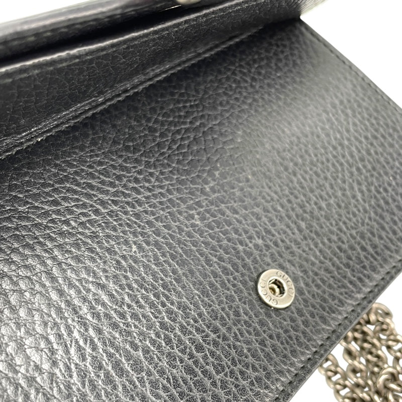 グッチ GUCCI ディオニソス ミニバッグ 476432 ブラック SV金具 レザー レディース ショルダーバッグ