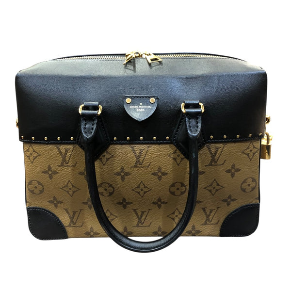 ルイ・ヴィトン LOUIS VUITTON シティ･マル M43595 ブラウン/ゴールド金具 モノグラム・リバース レディース ハンドバッグ