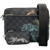 ルイ・ヴィトン LOUIS VUITTON トリオメッセンジャー N58040 ブラック ダミエ・グラフィット メンズ ショルダーバッグ